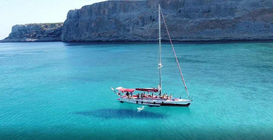 Lindos: Full-Day Private Sailing Cruise - Starting beside Lindos port