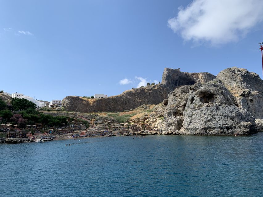 Lindos: Sailboat Cruise with Prosecco and more - Agathi caves and the rhythm of several swim stops