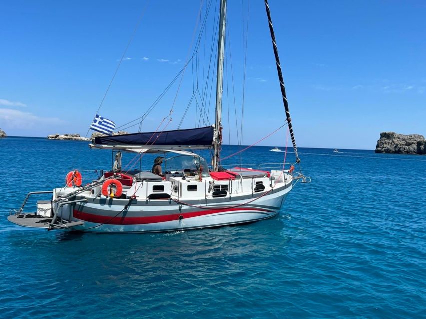 Lindos: Sailboat Cruise with Prosecco and more - What the $557 group price really buys