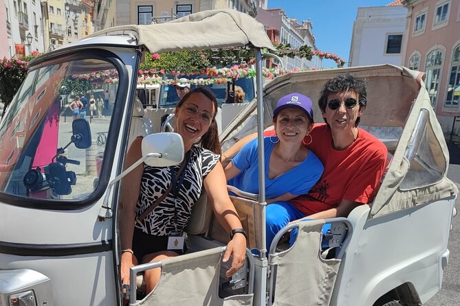 Lisbon Adventure: 2 Hours Tuk-Tuk Tours and 2 H Sunset Sailing - Alfama on foot and the optional Ginjinha pause