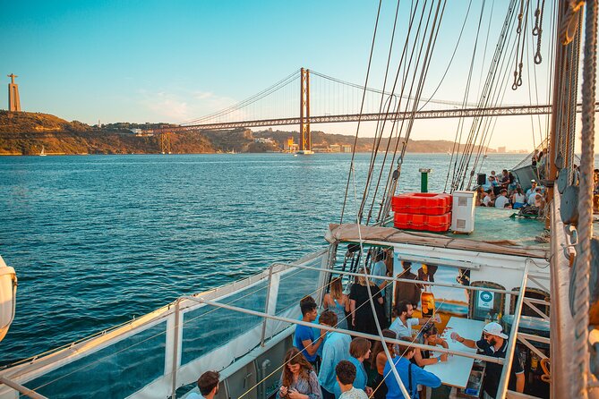 Lisbon Boat Party BIGGEST Sunset Cruise — with Music & Drinks - Belém from the river