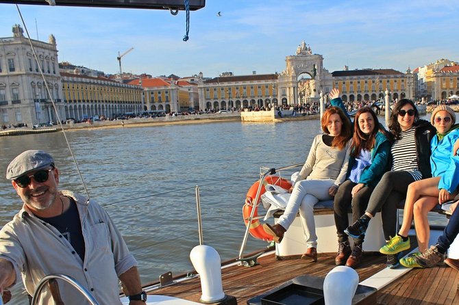 Lisbon: Daylight or Sunset on a Vintage Sailboat - Sailing past the Monument to the Discoveries