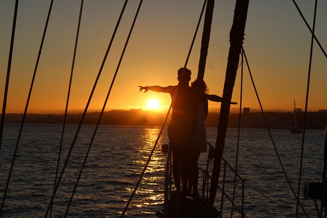 Lisbon: Daylight or Sunset on a Vintage Sailboat - Wine, petiscos, and the changing light
