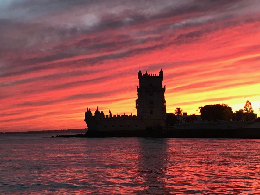 Lisbon: Enjoy a Sunset or Night Tagus River Sailboat Cruise - Belém Tower from the water