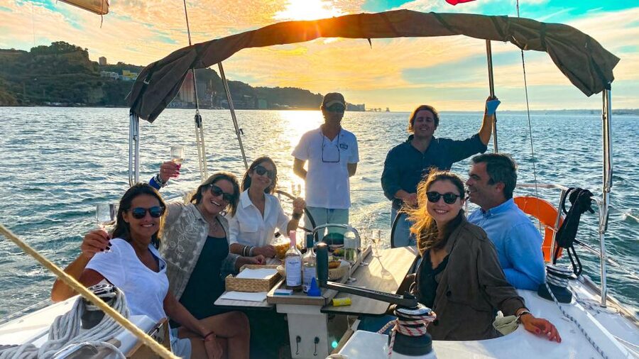 Lisbon: Luxury Private Sailing Boat Cruise on River Tagus - A sunset return and room for your own style