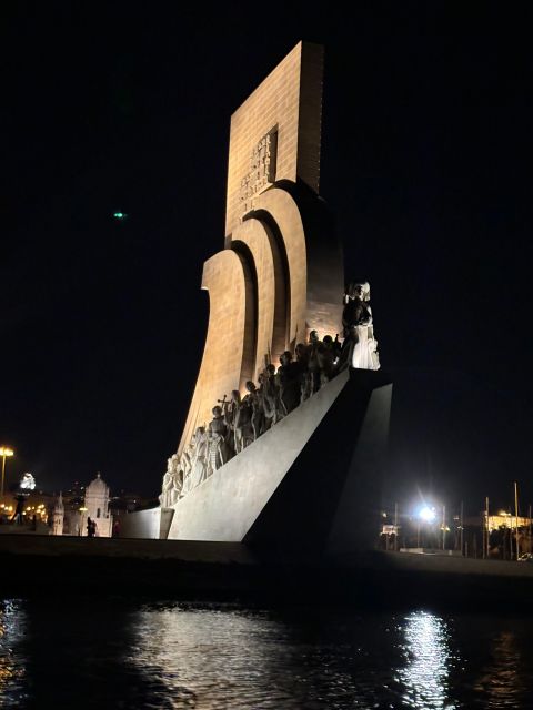 Lisbon Night Lights: #2 Top Rated Private Sail - Commerce Plaza and the old Alfama waterfront
