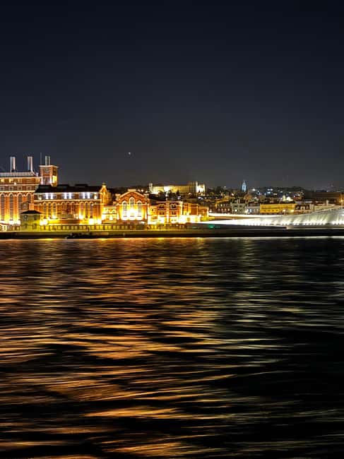 Lisbon Night Lights: #2 Top Rated Private Sail - Sailing west toward Christ the King and Belém