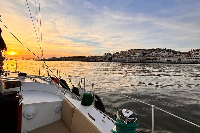 Lisbon's Iconic Waterfront by Sail - The Monument to the Discoveries and its boat shape