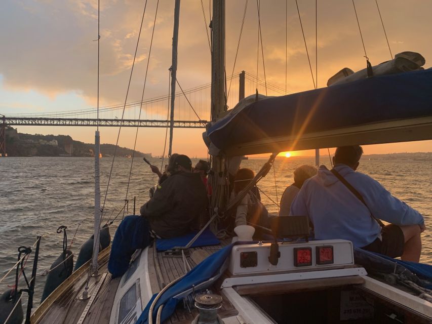 Lisbon: Sailboat Sunset Tour with a Drink - Leaving Alcântara and heading toward Commerce Square