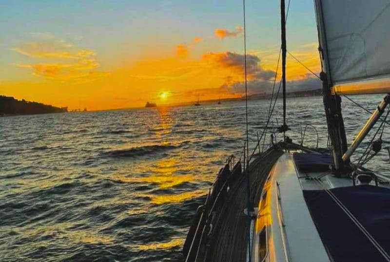 Lisbon: Sailing Boat Tour with Drinks & Pastel de Nata - Belém Tower from the river