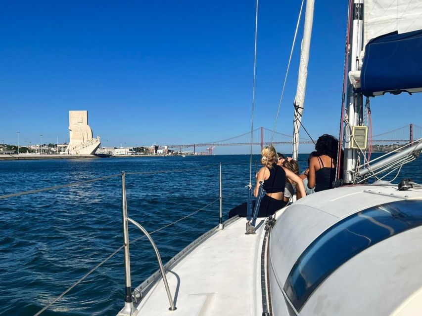Lisbon: Sailing Sunset - Under the 25 de Abril Bridge