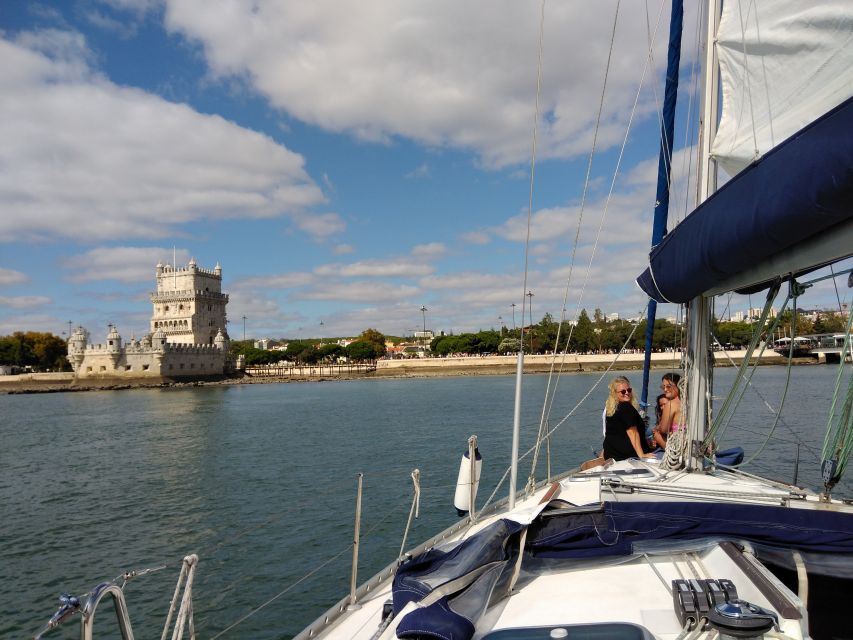 Lisbon: Sailing Tour with Wine and Snacks - Belém Tower and the waterfront monuments