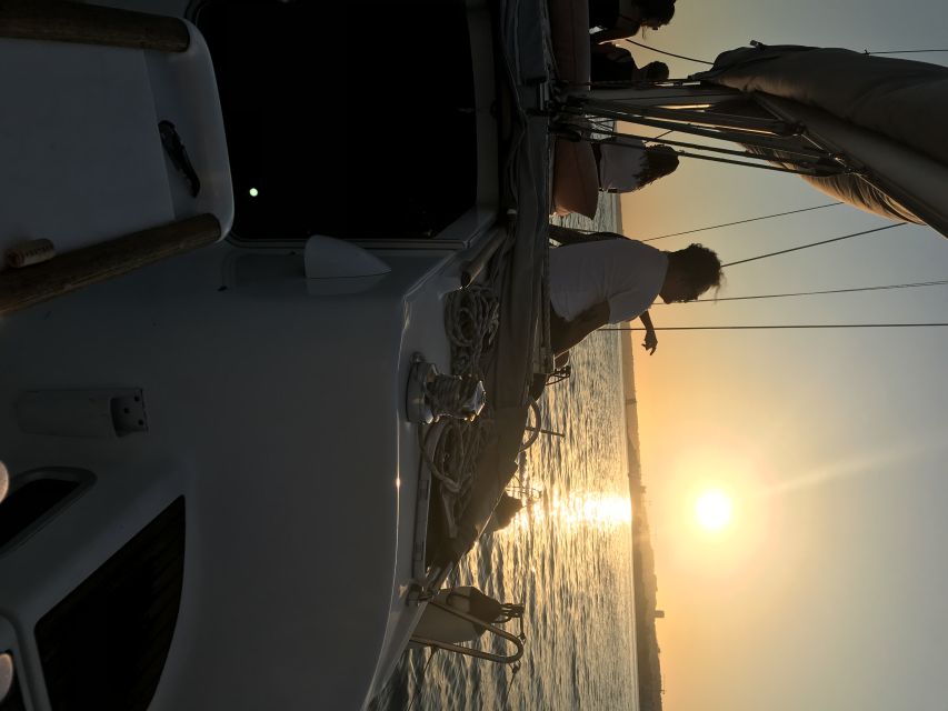 Lisbon Sunset Sailing – Small Group (max 10) Wine & History - Two glasses of Portuguese wine at sunset