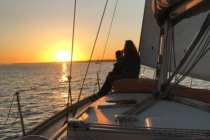 Lisbon Sunset Sailing Tour History & Local Wine — Small Group - Praça do Comércio from the Tagus