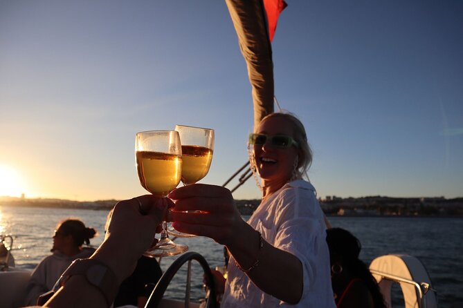 Lisbon Sunset Sailing Tour History & Local Wine — Small Group - Belém Tower and the western riverfront