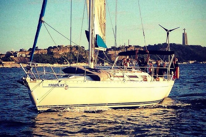 Lisbon Sunset Sailing Tour with White or Rosé Wine and Snacks - Looking across at Cristo Rei