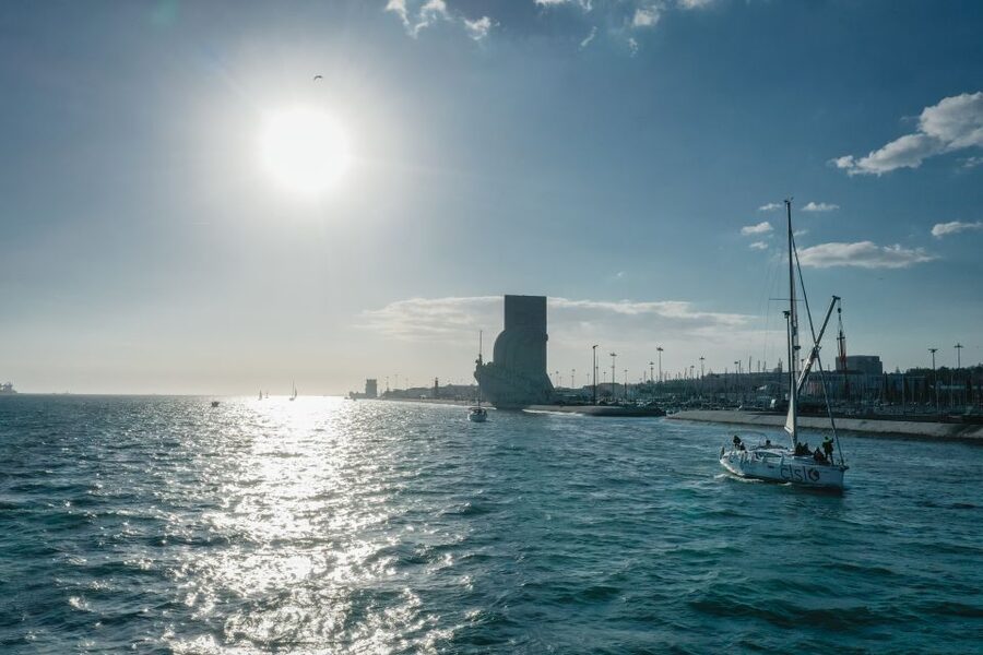 Lisbon: Tagus River Sailboat Tour - Looking across to Cristo Rei