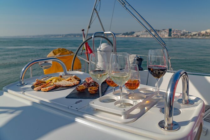 Lisbon: Wine Tasting with Sommelier on a Private Sailboat - Portuguese wine and local food on the water