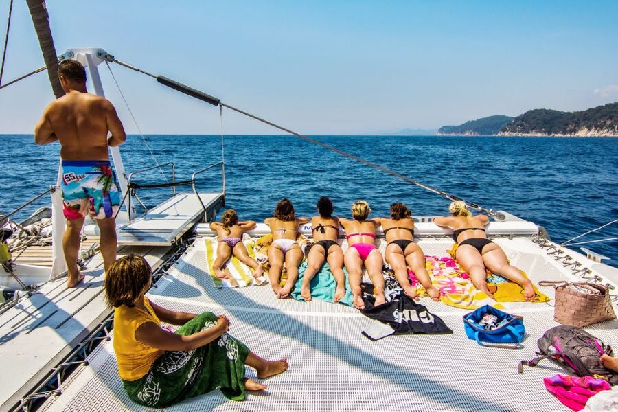 Lloret de Mar: Catamaran Sailing Cruise with BBQ and Drinks - Morning, afternoon, and Saturday departures