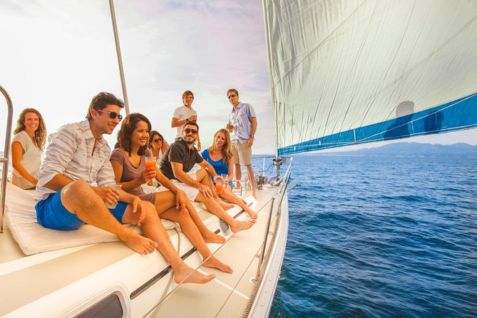Los Cabos Luxury Sunset Sail with Light Appetizers and Open Bar - Boarding the 50-foot sailboat
