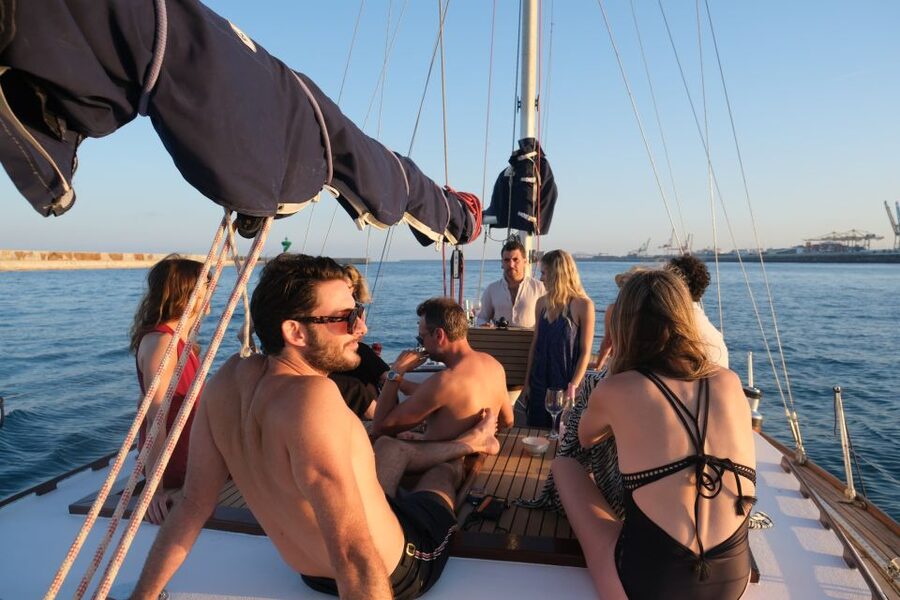 Luxury and exclusive sailing tour with private service - Swimming, paddleboarding, and other water activities