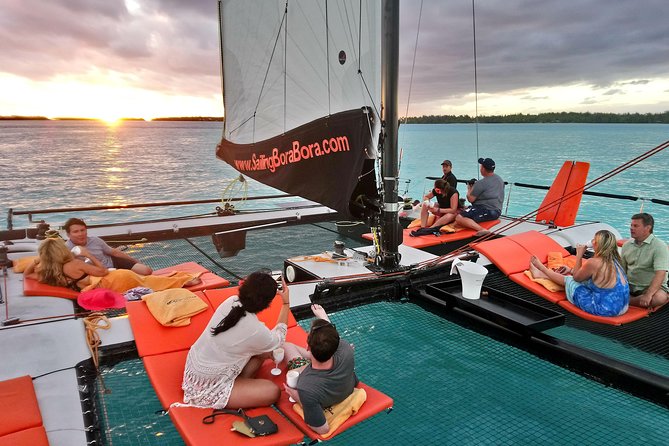 LUXURY Catamaran Bora Bora : The Sunset Escape - From your hotel dock to the open water