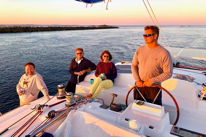 Luxury Catamaran Sailing Charters in Maine - Sailing out of the Saco River