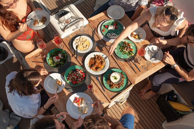Luxury Catamaran Sunset Private & Greek Gastronomy in Athens - Practical details that improve the day