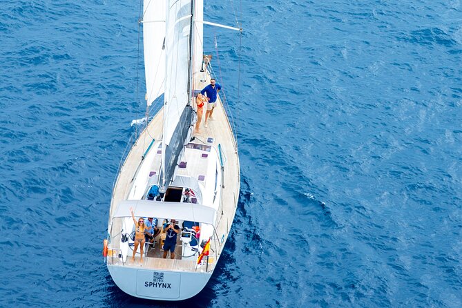 Luxury Private Yacht Sailing Tours in Barcelona - Swimming and marine life offshore