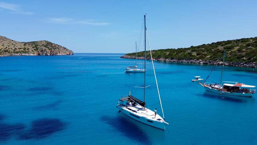 Luxury Sailing Cruise in Agios Nikolaos: Half-Day & Full-Day - Mirabello Bay, about one hour under sail