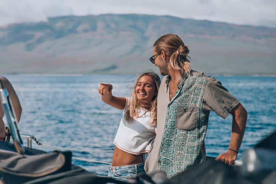 Maalaea: West Maui Snorkeling & Sailing Day Trip with Lunch - Whales, dolphins, turtles, and the right season