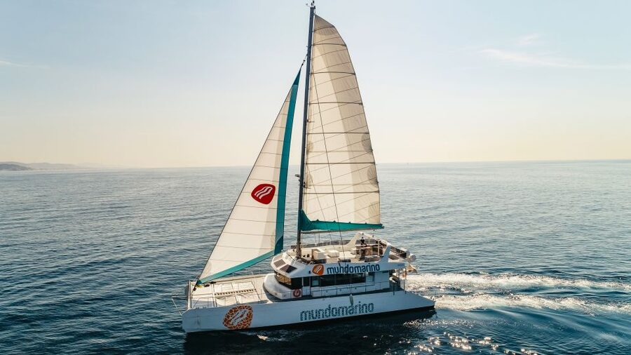 Malaga: Catamaran Sailing Cruise with Swimming & Optional DJ - Key points at a glance