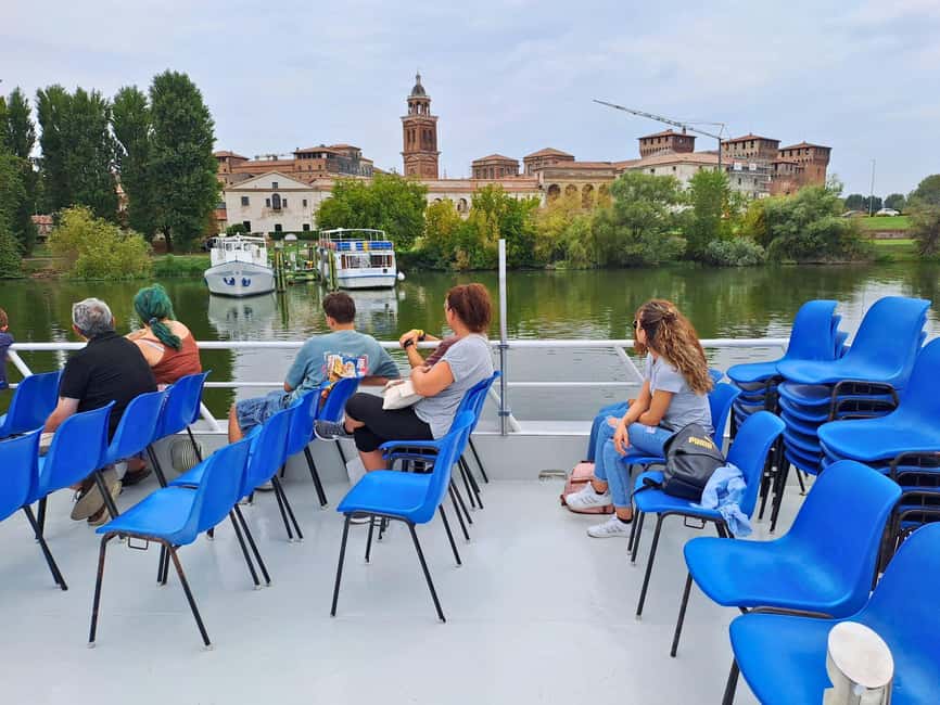 Mantua: Guided sailing from the Park to the Port with the water elevator - Boarding at Red Pier B beside Castle of San Giorgio