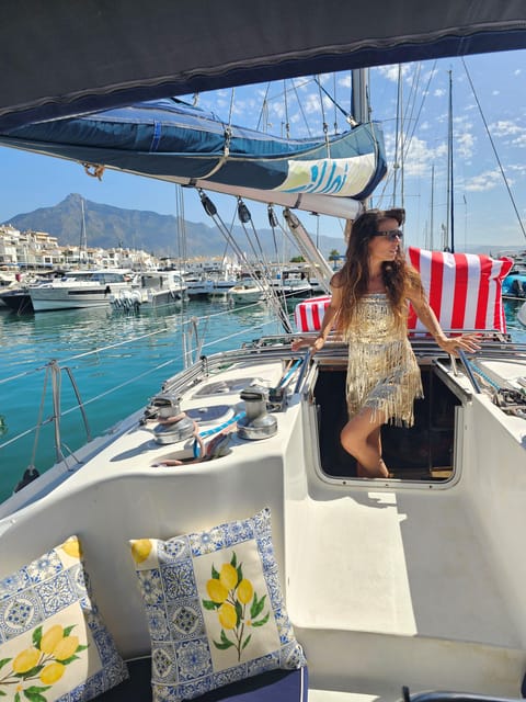 Marbella, Port Banus : SAILING Tour on Private Sailing Boat - Leaving Puerto Banús on a private boat