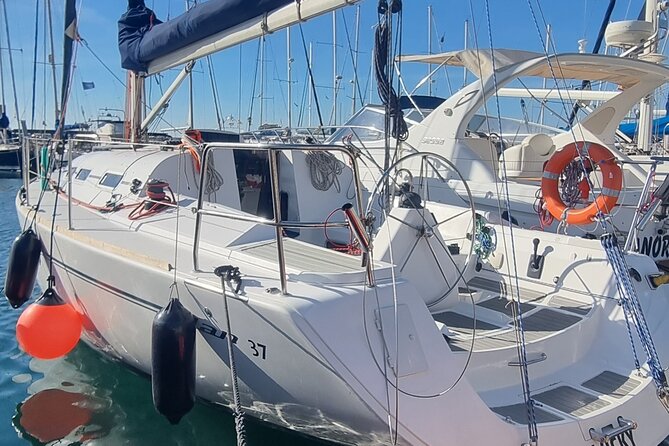 Marbella- sunset from a sailboat with drinks - What the two-hour cruise is really about