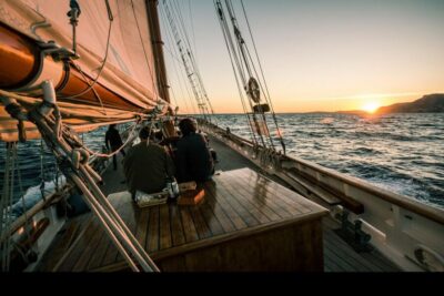 Sunset Sailing Cruise with Dinner and Wine