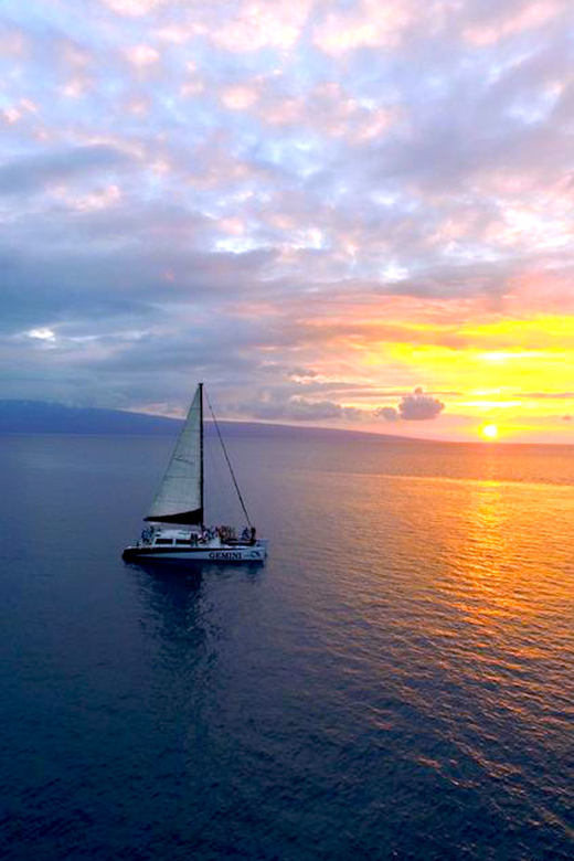 Maui: 2 Hour Sunset Dinner Sail with Open Bar and Appetizers - Chasing the best sunset views