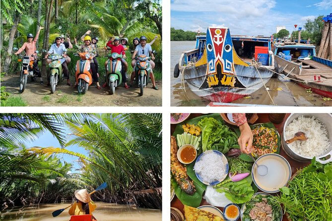 Mekong Wheels & Waters: Scooter, Sailboat, and Savory Food - Sailing along a Ben Tre tributary