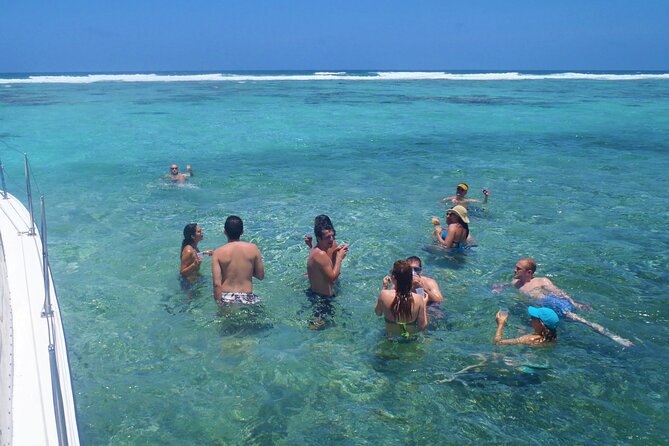 Mexico Rocks Day Sail Shared Guided Tour - A shallow natural pool and Belizean lunch