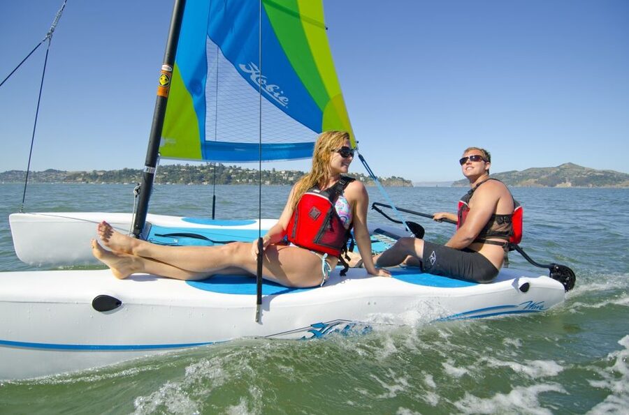 Miami: Hobie Cat Sailing - Sailing the Hobie Wave for one hour