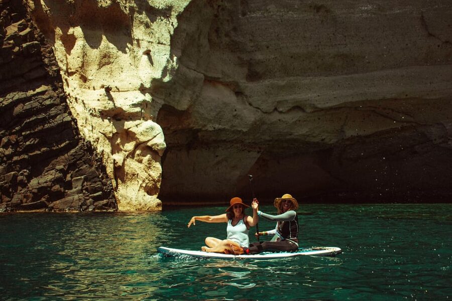Milos: Full-Day Kleftiko Poliegos Sailboat Tour with Lunch - Sykia Cave and the limits of a boat visit