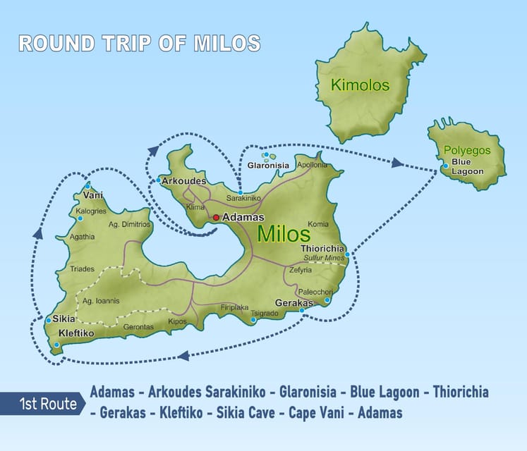 Milos: Full-Day Sailboat Cruise with Food and Open Bar - Skinopi, Klima, and Milos from the sea