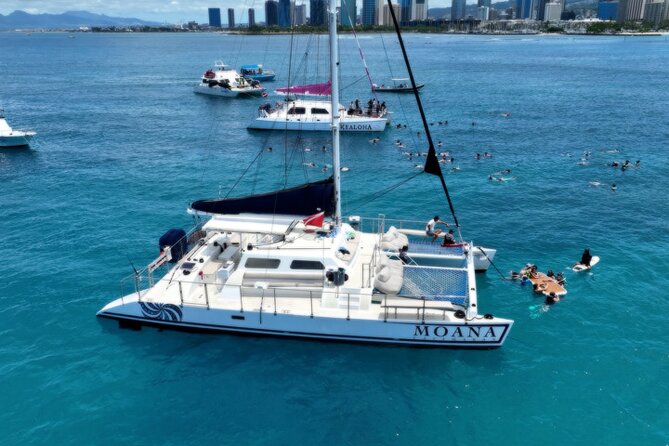 Moana’s Waikīkī Grand Guided Turtle Snorkel & Sailing Adventure - Leaving Kewalo Harbor for Turtle Canyon