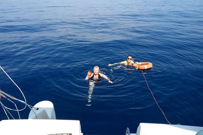 My sailing tour in Catania - Swimming, snorkeling, and fishing stops