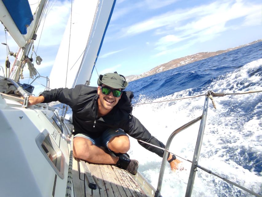 Mykonos: Delos and Rhenia Full-Day Sailing Cruise with Meal - Delos: ancient stones with limited time