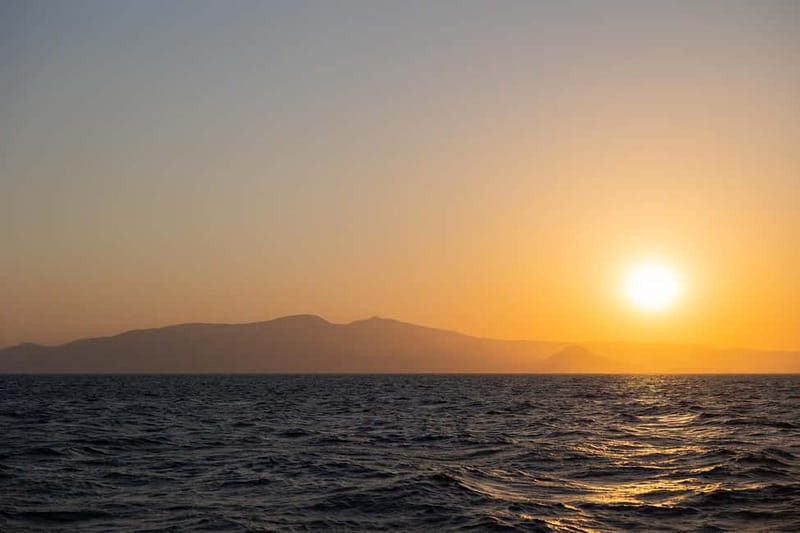 Naxos: Private Sunset Sailing Cruise on a 51-Foot Monohull - Setting sail from Naxos aboard RIA1