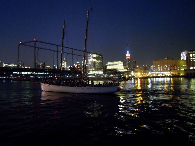 New York City Lights Schooner Cruise - Leaving Manhattan’s west side behind