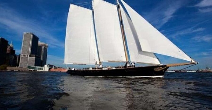 New York City Lights Schooner Sail - Battery Park and the southern tip of Manhattan