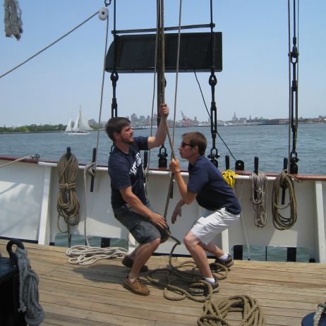 NYC: Statue of Liberty Day Sail with Onboard Bar - The bar, snacks, and evening mood