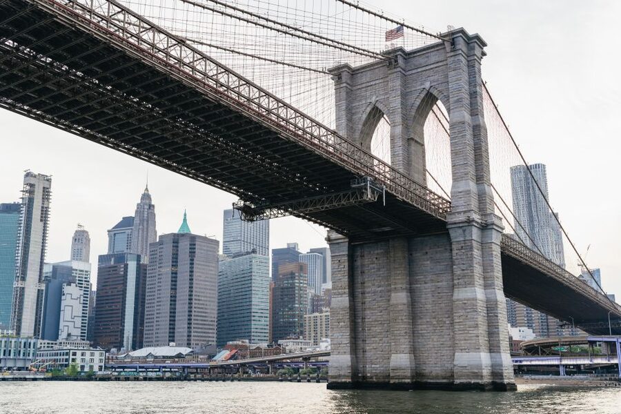 NYC: Sunset Jazz Sail aboard the 'Clipper City' - Ellis Island, Governors Island, and the Bridges